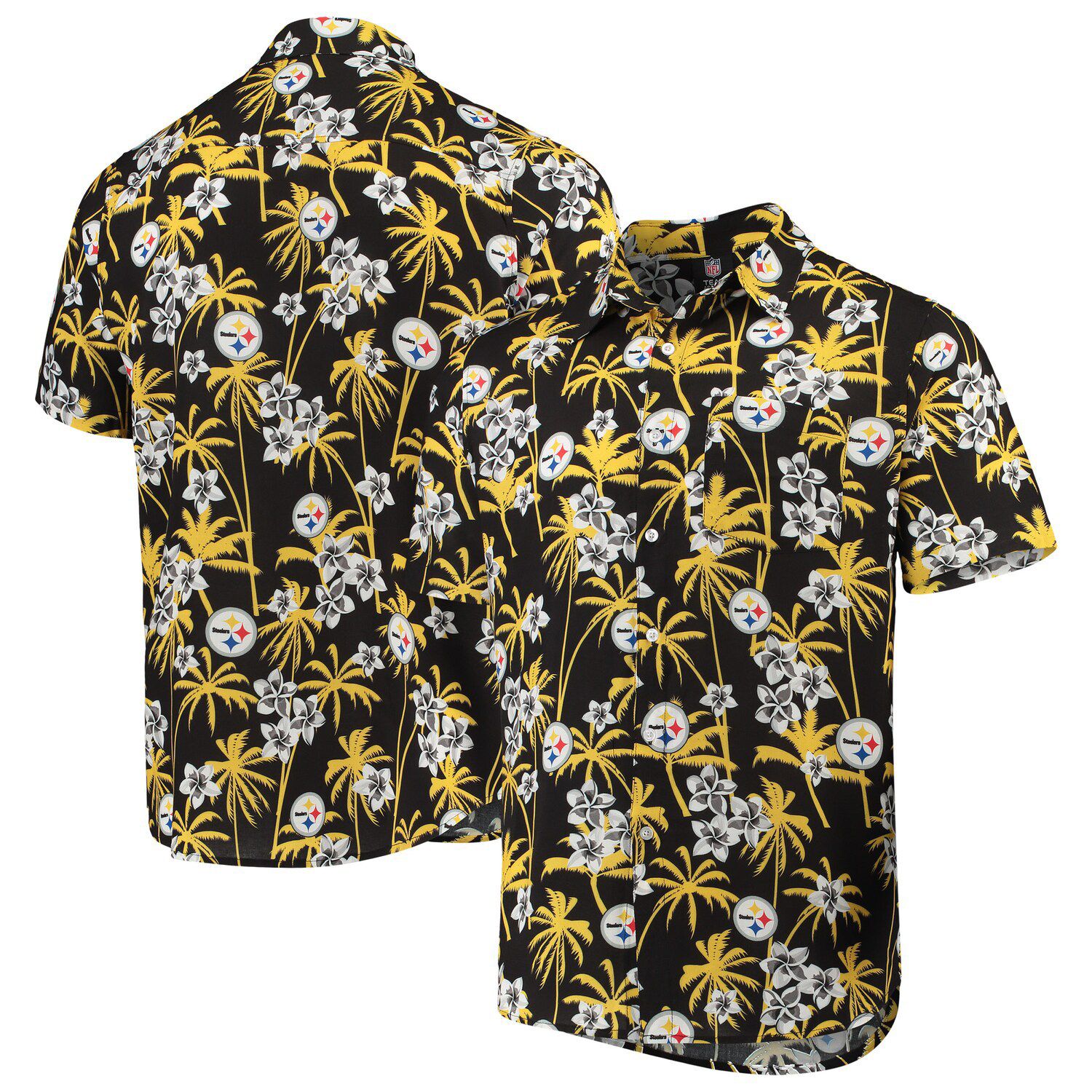 steelers button down shirt