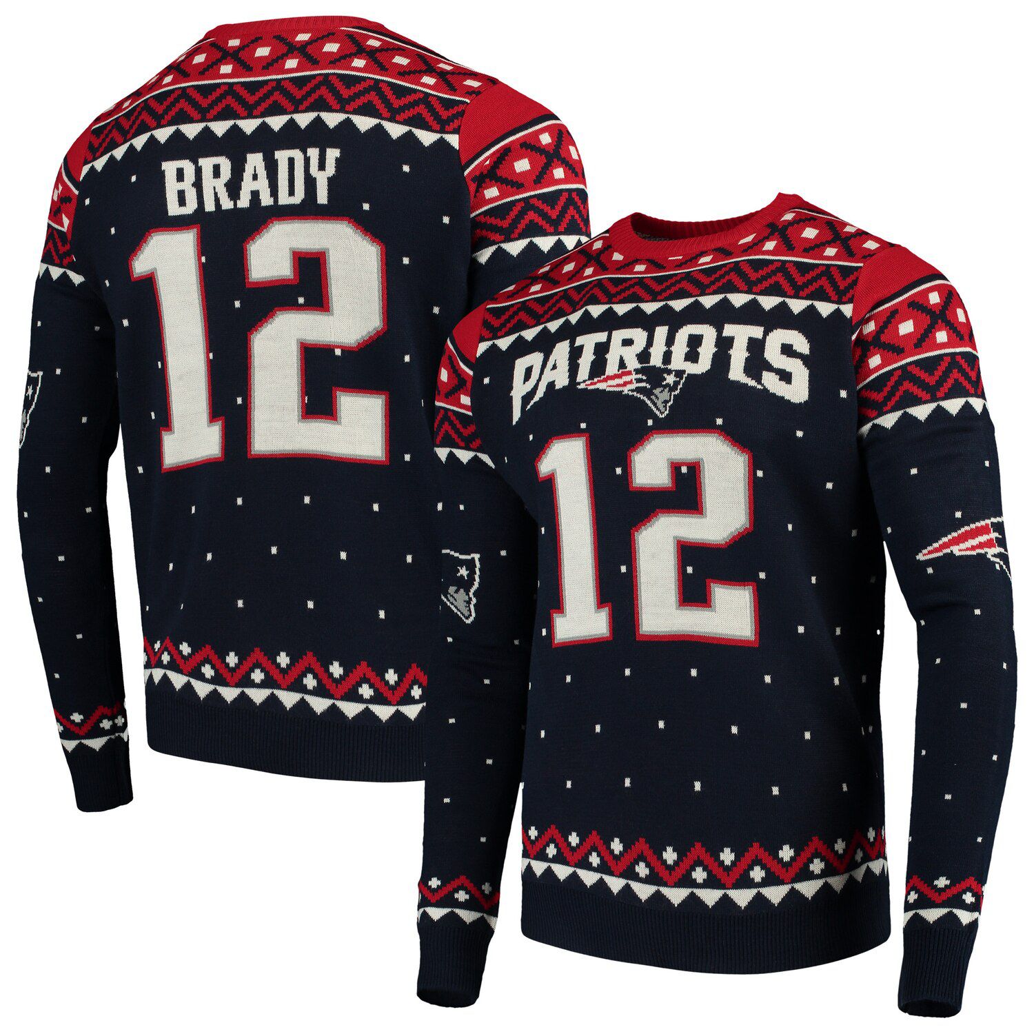 tom brady ugly christmas sweater