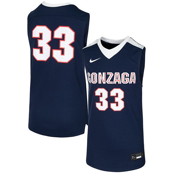 Youth Nike Navy Gonzaga Bulldogs Basketball Jersey