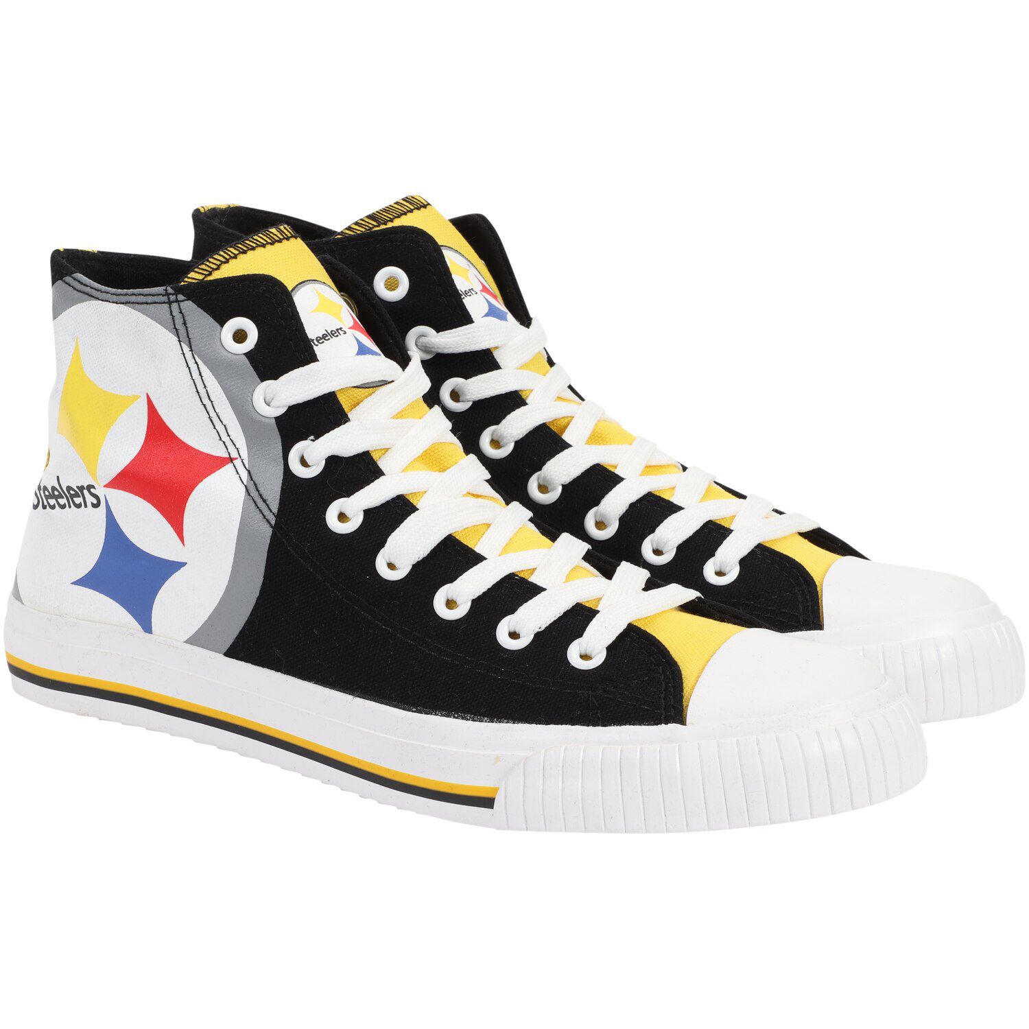 pittsburgh steelers high top sneakers