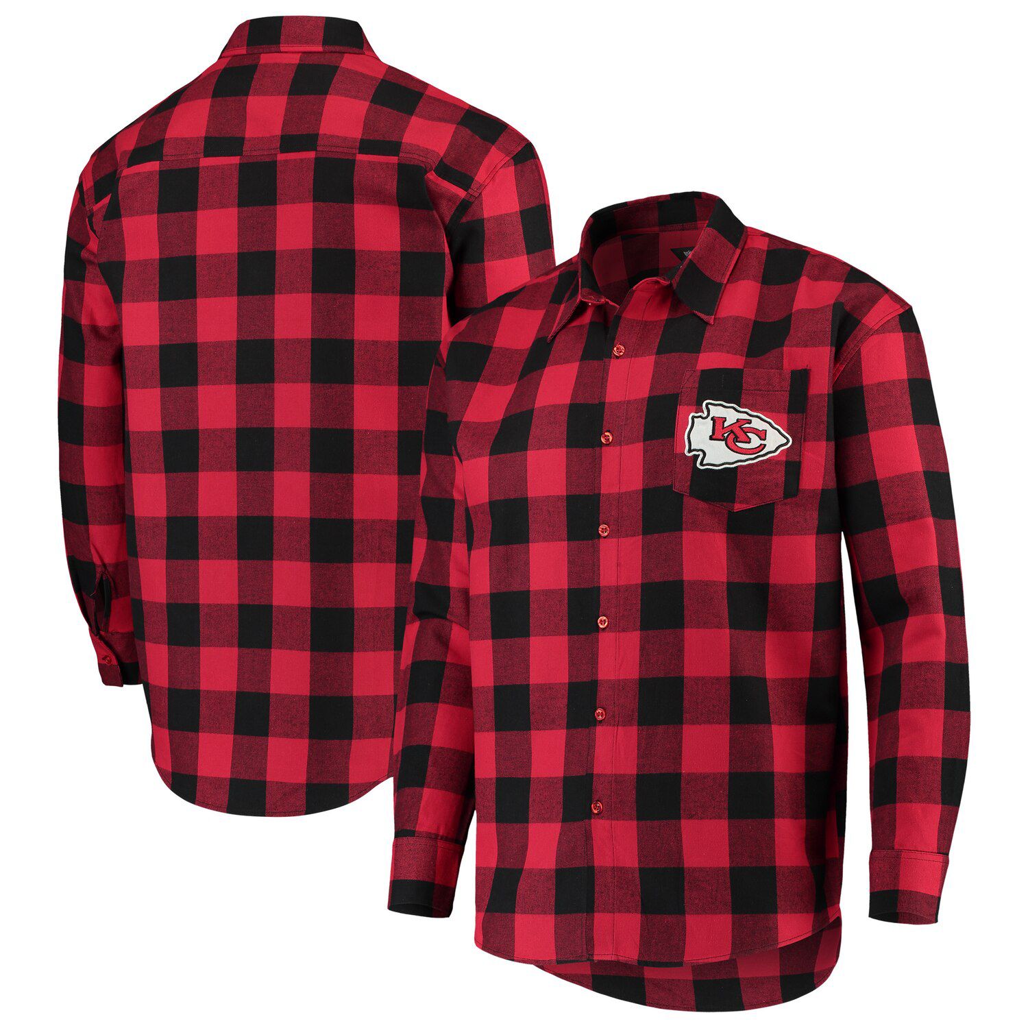 kansas city chiefs button up shirt