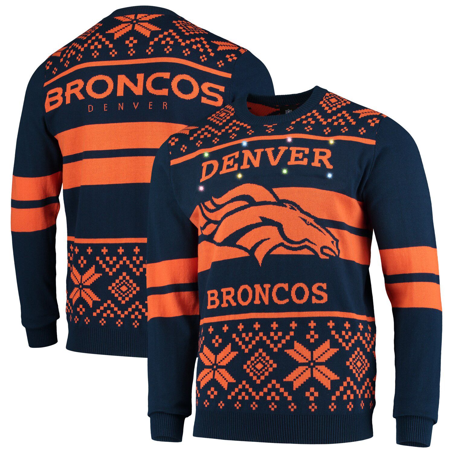 broncos christmas sweater