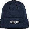 Youth Navy New England Patriots Basic Cuffed Knit Hat