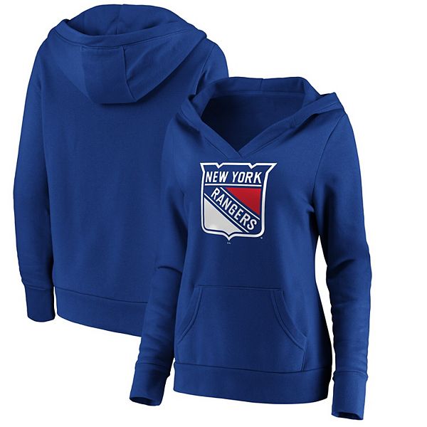 Women's Fanatics Branded Blue New York Rangers Primary Team Logo Fleece ...