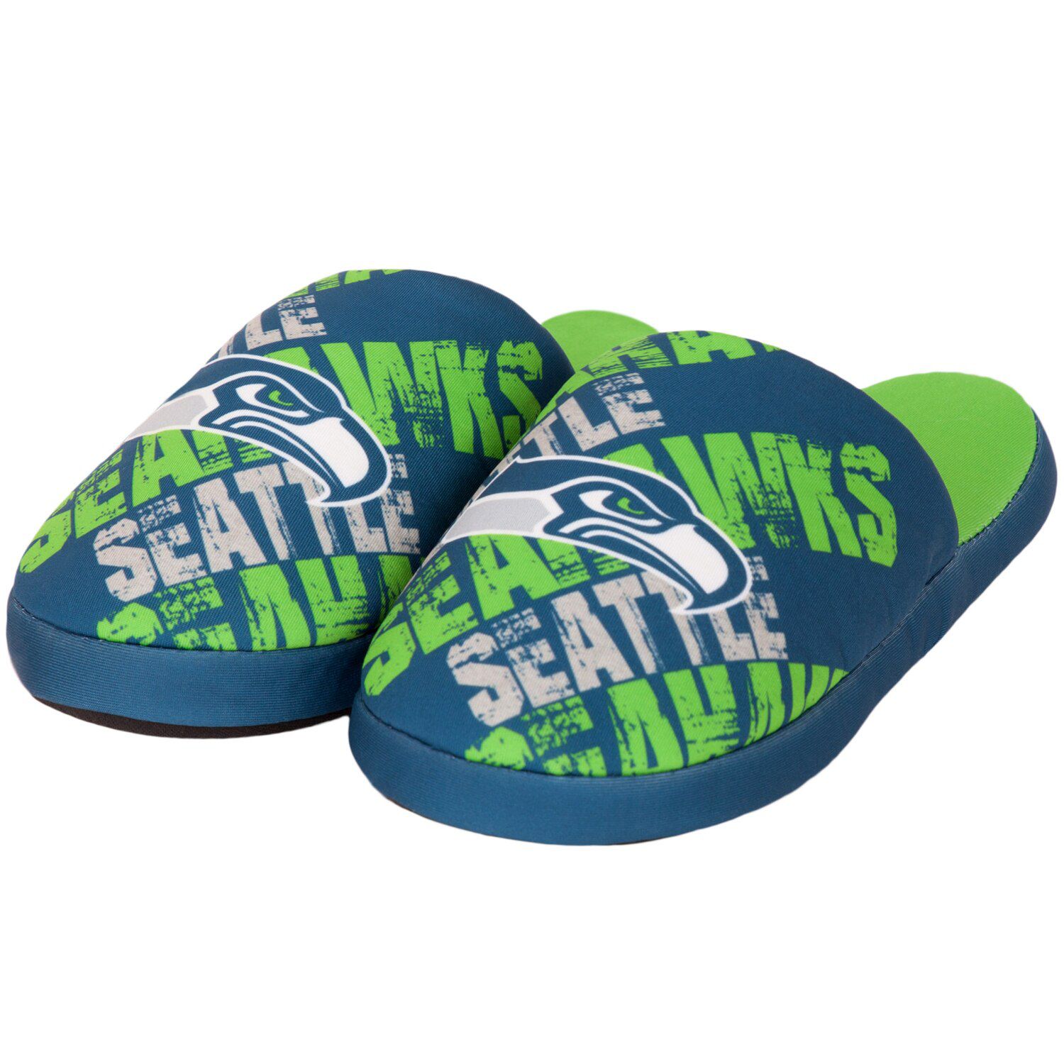 seattle seahawks men's slippers