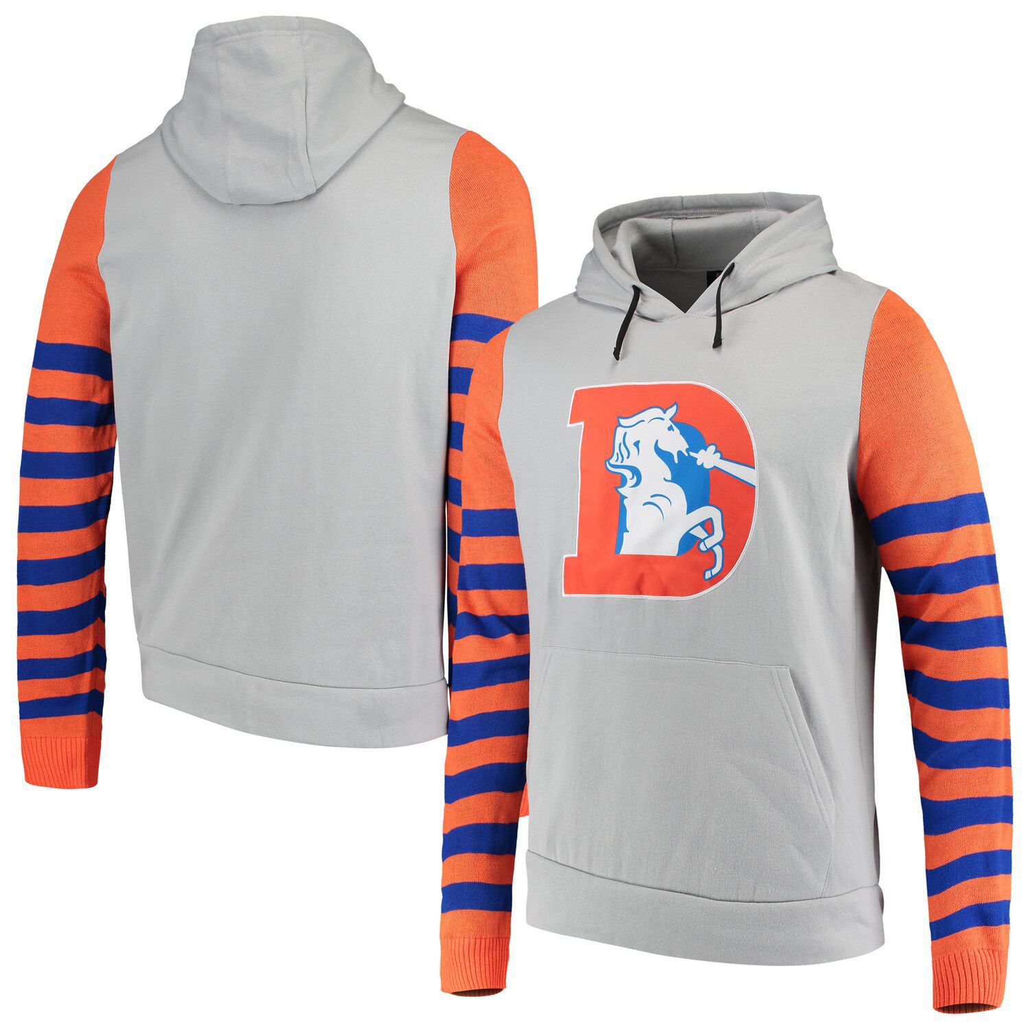 gray broncos hoodie