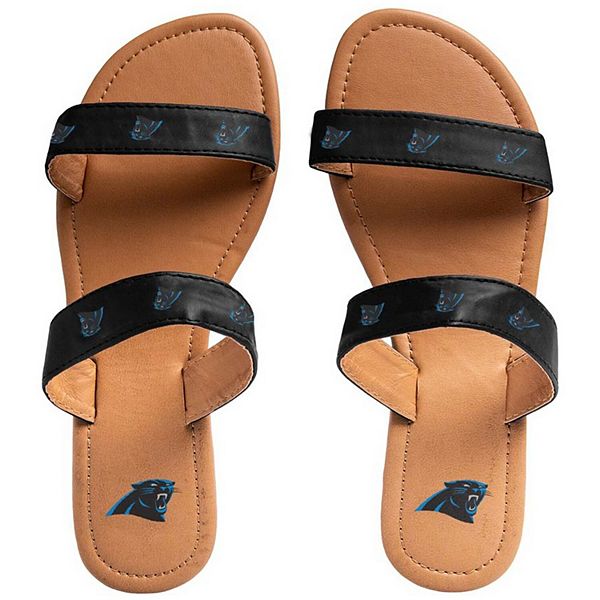 Women's Carolina Panthers Double-Strap Sandals