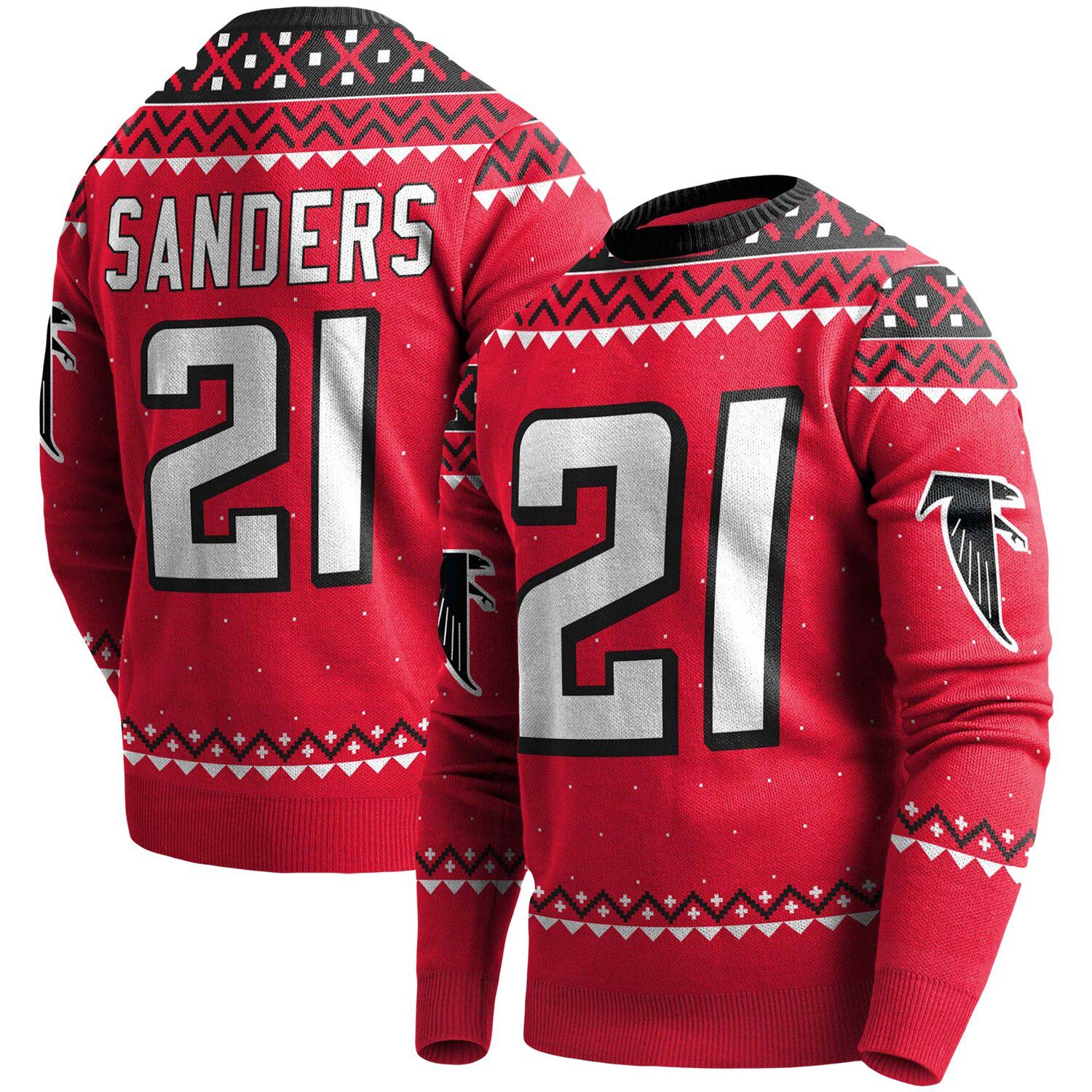 deion sanders long sleeve jersey