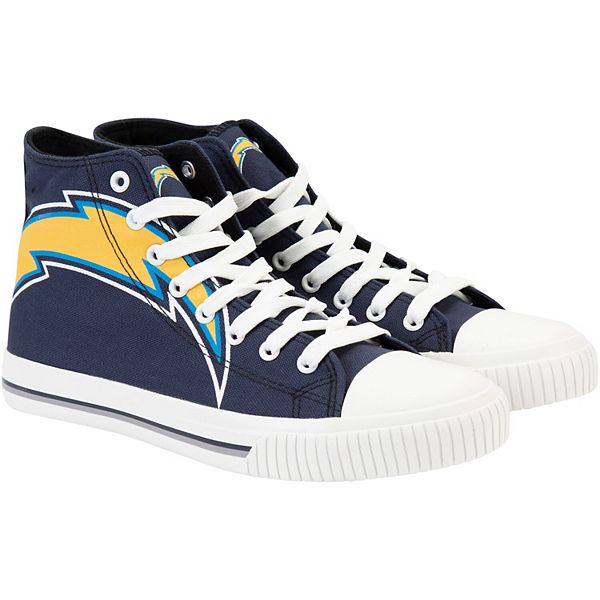 Men's Los Angeles Chargers Big Logo High Top Shoes