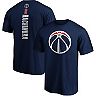 Men's Fanatics Branded Rui Hachimura Navy Washington Wizards Playmaker Name & Number Team Logo T-Shirt