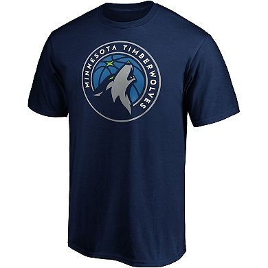 Men's Fanatics Branded Jarrett Culver Navy Minnesota Timberwolves Playmaker Name & Number Logo T-Shirt