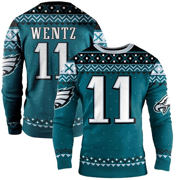 Youth Carson Wentz Midnight Green Philadelphia Eagles Player Name & Number  T-Shirt