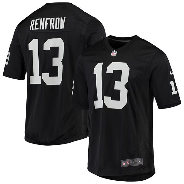 Men's Nike Hunter Renfrow Black Oakland Raiders Game Jersey