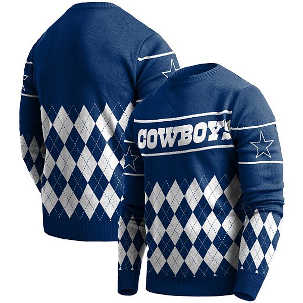 Men's Navy Dallas Cowboys Retro Sweater