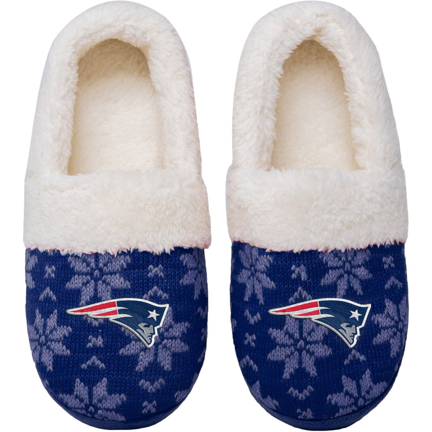 patriots slippers womens