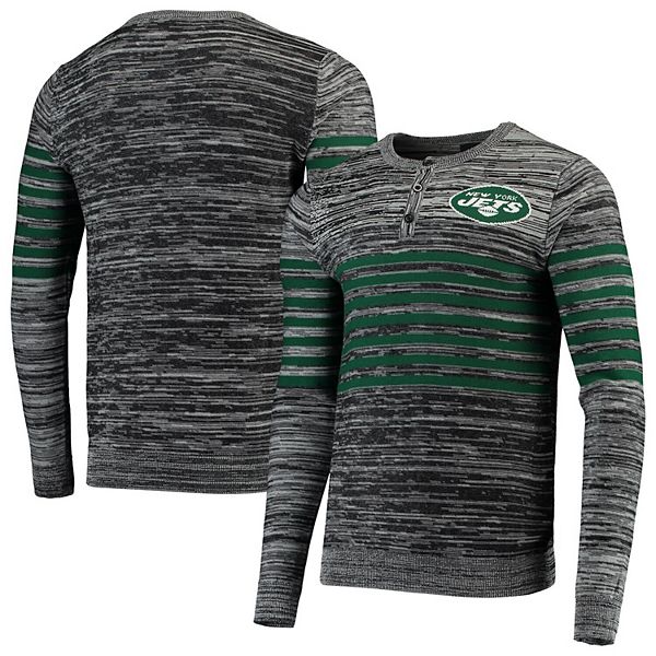 New York Jets Men's BSD Long Sleeve Henley T Shirt