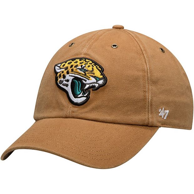 Men's Carhartt x '47 Brown Jacksonville Jaguars Clean-Up Adjustable Hat