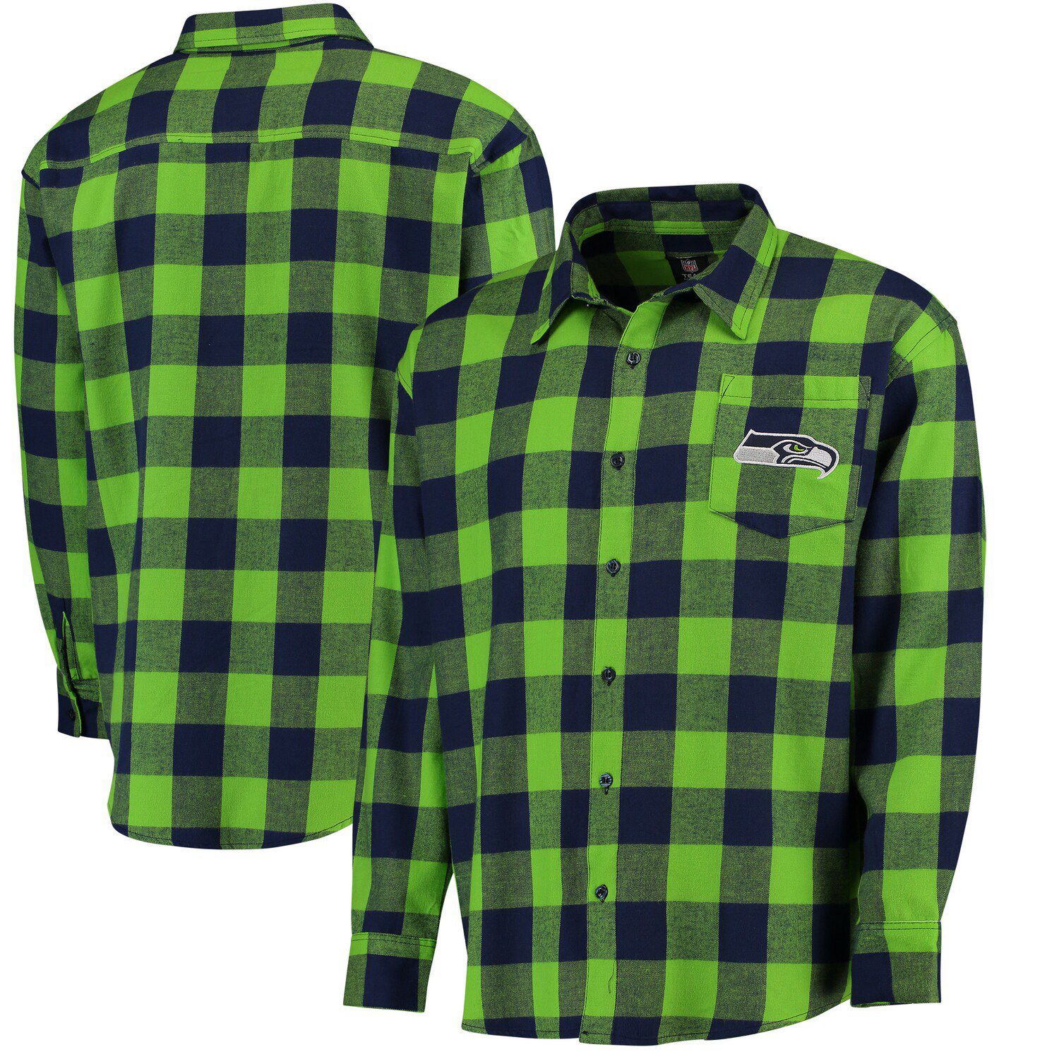 seahawks button up shirt