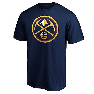 Men's Fanatics Branded Nikola Jokic Navy Denver Nuggets Team Playmaker Name & Number T-Shirt