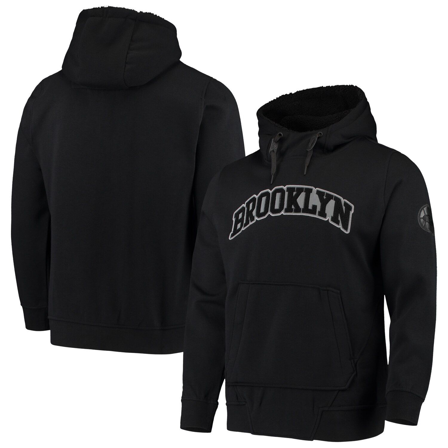 brooklyn nets short sleeve hoodie