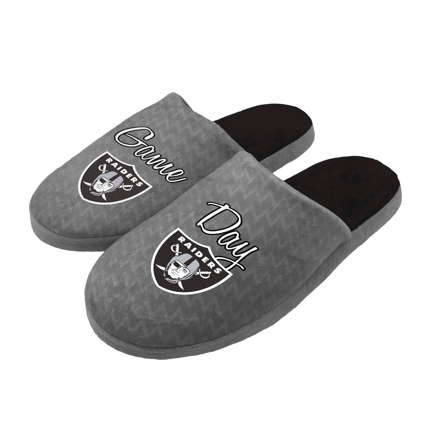 raiders slippers