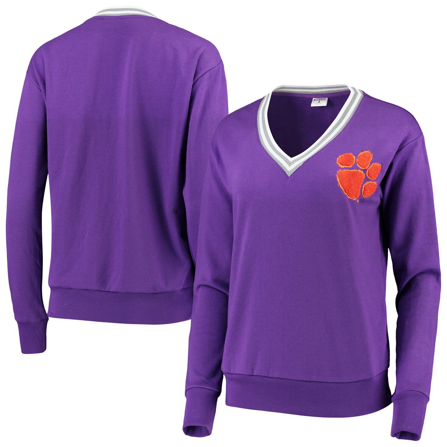 purple clemson sweatshirt