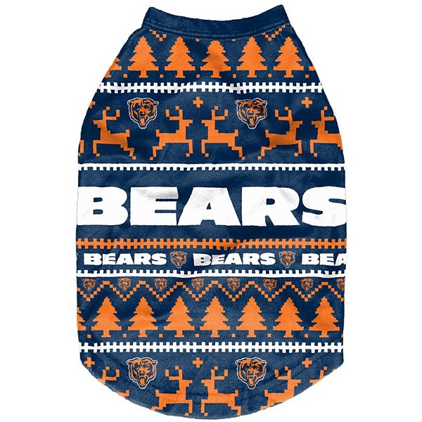 Chicago Bears NFL Knitted Holiday Dog Sweater