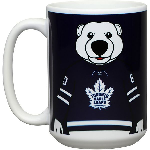 White Toronto Maple Leafs 15oz Mascot Mug