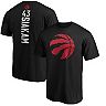 Men's Fanatics Branded Pascal Siakam Black Toronto Raptors Team Playmaker Name & Number T-Shirt