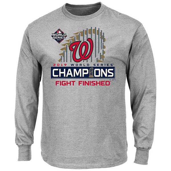 NEW Washington Nationals Fanatics 2019 World Series Champions Logo Men's  T-Shirt