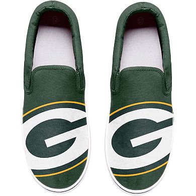 Green Bay Packers Big Logo Slip-On Sneakers