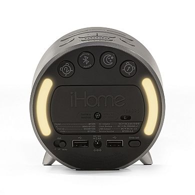 iHome Power Clock Bluetooth Alarm Clock with Dual USB Charging & Nightlight