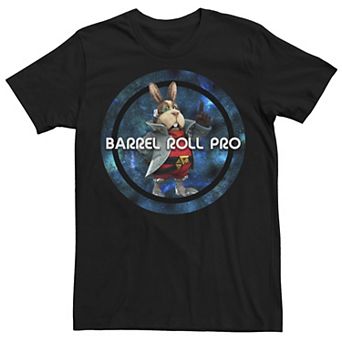 Men's Nintendo Star Fox Peppy Barrel Roll Pro Space Logo Graphic Tee