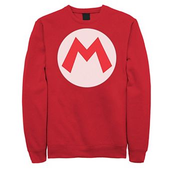 Men's Nintendo Super Mario Icon Costume Sweatshirt
