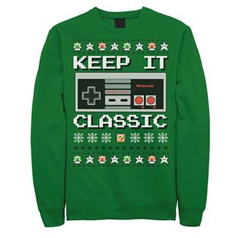 Men's Nintendo NES Controller Classic Ugly Sweater Sweatshirt