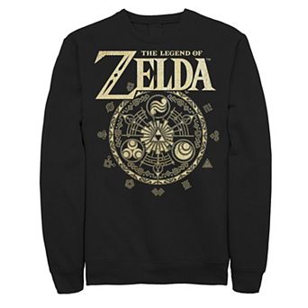 Men's The Legend Of Zelda Circle Emblem Logo Sweatshirt