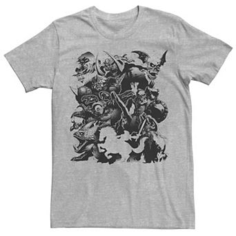 Men's Zelda Link Silhouette Bad Guys Graphic Tee