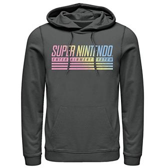 Men's Nintendo Super Nintendo Entertainment System Gleam Hoodie