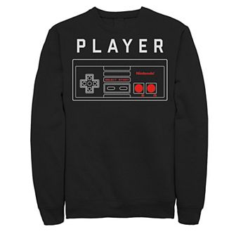 Men's Nintendo Player One Controller Outline Sweatshirt