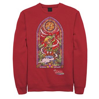 Men's Nintendo The Legend of Zelda Wind Waker Stained Glass Sweatshirt