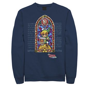 Men's Nintendo Zelda Stained Glass Protector Sweatshirt