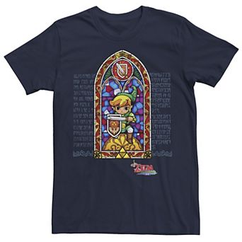 Men's Nintendo The Legend of Zelda Stained Glass Protector Tee