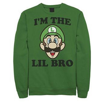 Men's Nintendo Super Mario Luigi Lil Bro Sweatshirt