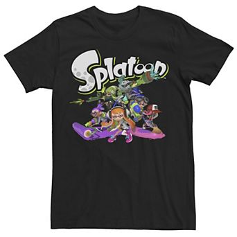 Men's Nintendo Splatoon Logo Teams Group Shot Tee