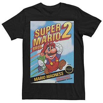 Men's Nintendo Super Mario Bros 2 Retro Box Art Tee