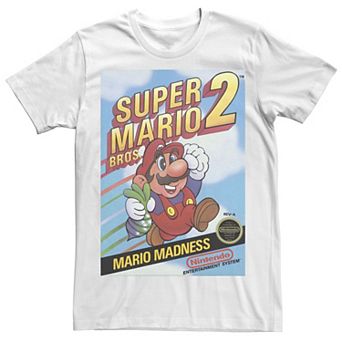 Men's Nintendo Super Mario Bros 2 Retro Box Art Tee