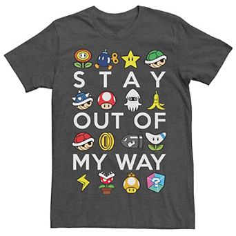 Men's Nintendo Mario Kart 'Stay Out Of My Way' Tee