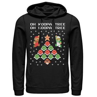 Men's Nintendo Super Mario Oh Koopa Tree Graphic Hoodie