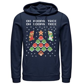 Men's Nintendo Super Mario Oh Koopa Tree Graphic Hoodie
