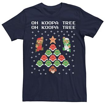 Men's Nintendo Super Mario Oh Koopa Tree Graphic Tee